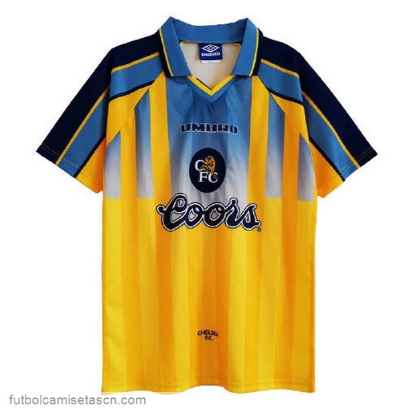 Tailandia Camiseta Chelsea 2ª Retro 1995 1996 Amarillo